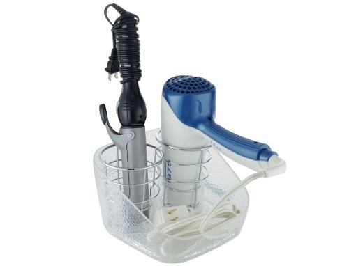 Picture of INTERDESIGN FLAT IRON HOLDER RAIN 8.5X7.5 CLEAR