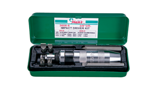 Picture of Hans 3/8 Impact Driver Kit 8 Pcs. Bit, 3606-8
