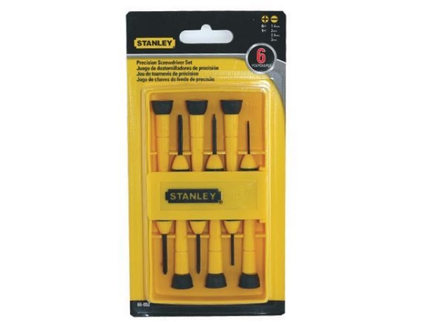 Picture of Stanley Screwdriver Set With Precision Bi Material Handle 6PCS. -STSTHT660528