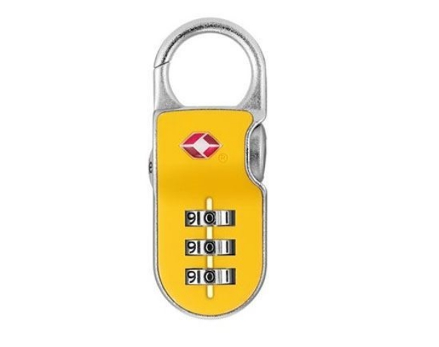 Picture of Yale Colored Clip On Luggage TSA Lock  Yellow 26mm - YTP2/26/216/1Y