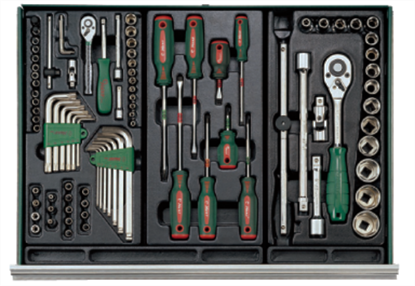 Picture of Hans 134 Pcs. Tools With 5 Drawers Tool Carriage