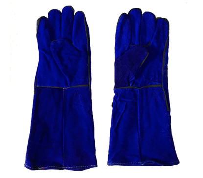 Picture of S-Ks Tools USA 14" Genuine Cowhide Welding Gloves (Blue)