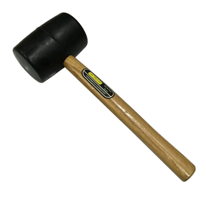 Picture of S-Ks Tools USA 12oz. Rubber Mallet (Black/Brown)