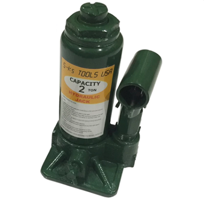 Picture of S-Ks Tools USA JM-1002SH 2 Tons Hydraulic Bottle Jack (Green)
