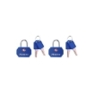 Picture of MASTER LOCK PADLOCK METAL 35MM W/ CVR. BLU/RED 2KA MSP4681TBLR