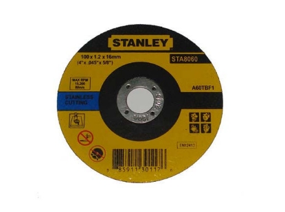 Picture of STANLEY 4" GRINDING DISC  -METAL -100 x 6.0 x 16mm