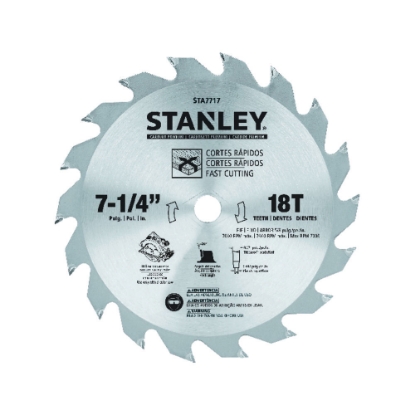 Picture of Stanley Circular Saw Blade Carbide Teeth 18T x 7 1/4