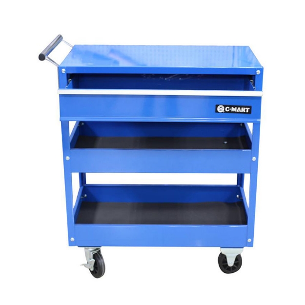 Picture of Three Layer Tool Trolley With Drawer L0054