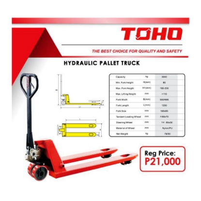 Picture of Toho Hydraulic Pallet Truck, TOH21