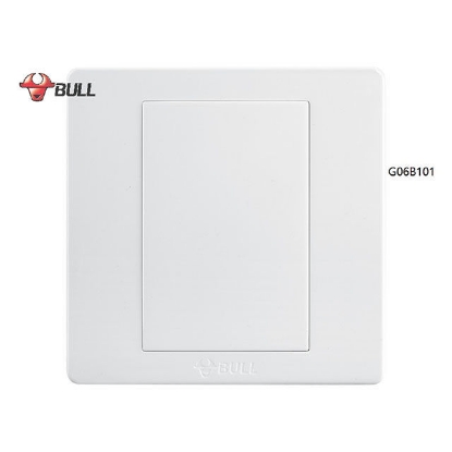 Picture of Bull Blank Plate (White), G06B101