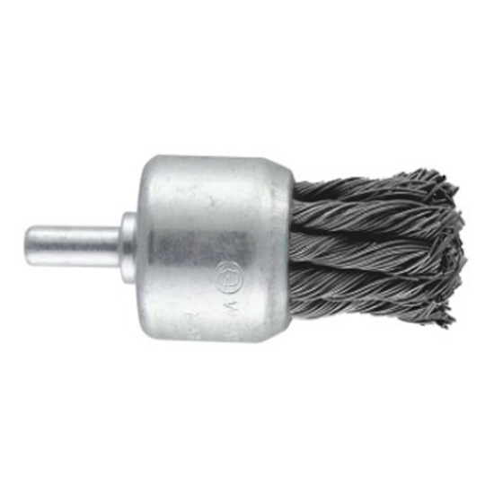End Brush with 1/4 Shank (Knotted)