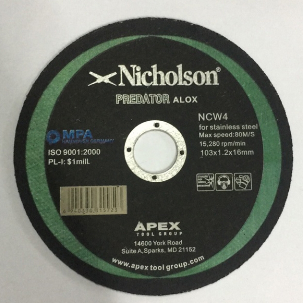 Nicholson Grinding Disc For Metal