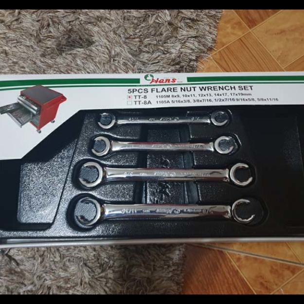Hans Tools Flare Nut Wrench Set