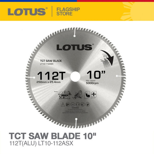 Picture of LOTUS TCT SAW BLADE (Aluminum) LT10-112ASX