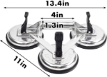 Picture of C-MART Triple Glass Suction Cups  - L0072-03