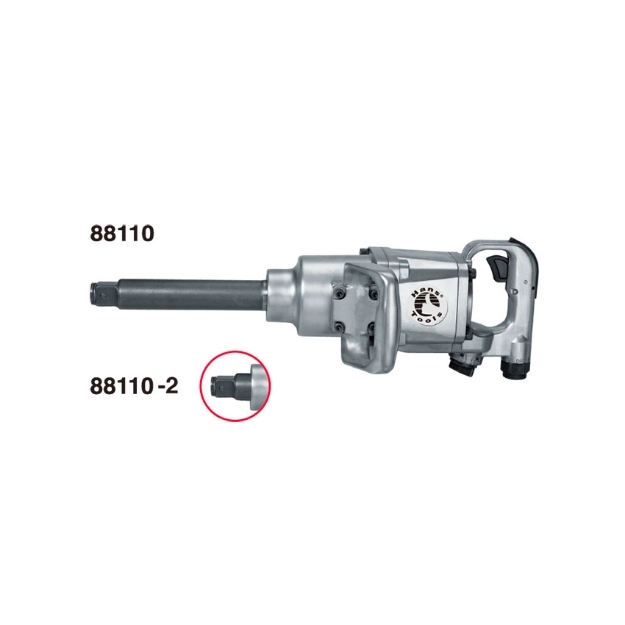 Picture of Hans 1 " DR. Short Anvil (2.36") X 2500 Ft. Lbs. Air Impact Wrench - HDRSAAIW33888