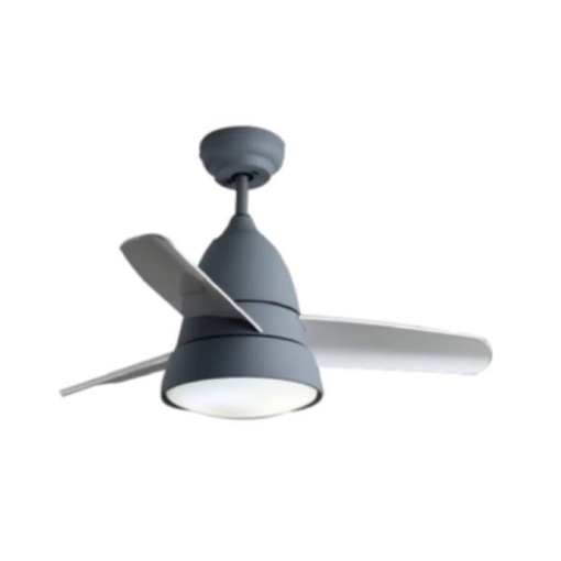Picture of ACO NEST  ANORE 3-BLADE CEILING FAN WITH LED LIGHT 36" GRAY ACO8002GRY