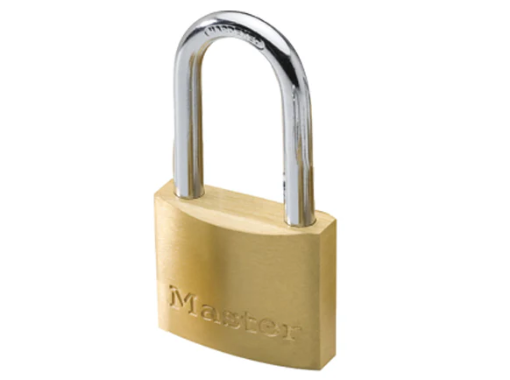 Picture of MASTER LOCK  BRASS PADLOCK 40MM LONG SHACKLE MSP1902DLF