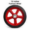 Picture of Push Cart Rubber Wheel 6,8,10,12 Inches light Rubber Iron Heart Wheel Solid Wheel