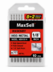 Picture of MAXSELL HSS METAL DRILL BIT SET, MSH-1006