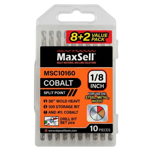Picture of MAXSELL COBALT DRILL BIT SET, MSC10140