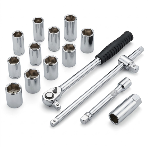 Picture of S-Ks Tools USA SOCKET WRENCH SET, LANZER15PC