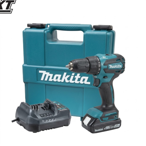 Picture of Makita 18V LXT Brushless Cordless 13 mm (1/2") 65 N·m (580 in.lbs) Hammer Driver Drill, DHP490WV